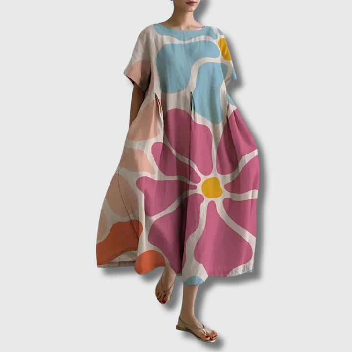 CÉLESTINE | Bohème-Blumenkleid für einen natürlichen und romantischen Stil